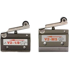 1PCS V2-M5 V2-1/8 2/2-way Pneumatic Mechanical Control Valve Pneumatic Two-Way Roller Valve Automation line(V2-M5) in Kuwait