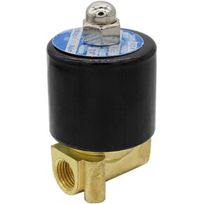 1PCS Solenoid Water Valve 2W025-08 12V Valve 24V 220V Pneumatic Valve Oil and Gas(220V,Alloy Body) in Kuwait