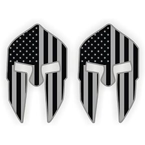 Pair - Spartan Helmet Vinyl Decals | Stickers Helmets, Hard Hats, Stealthy Black Ops American Flags in Saudi Arabia