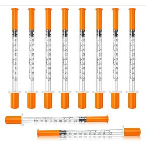 Jeringas, 31G 1ml/cc 1/2" (12.7mm) jeringas de insulina, Pack of 100. in Saudi Arabia