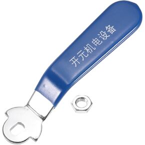 PATIKIL Lever Handle for Ball Valve, 2pcs Metal Valve Handle Total Length 110mm with Hole Size 10x6x3mm for Outdoor Faucet Replacement Repair Hose Bib Blue in Saudi Arabia