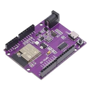ESP32 S3 Development Board with ESP32-S3-WROOM-1-N16R8 WiFi Bluetooth, Uno Compatible Form Factor, Works with Arduino IDE, Supports Uno Compatible Shields in Kuwait