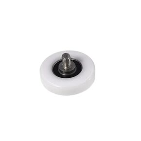 Externally Threaded POM Plastic Bearing BS620060-12C2L12M8 high wear-Resistant Nylon Threaded Guide Wheel in Saudi Arabia