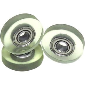 5 قطع 12 مللي متر القطر الخارجي بكرات مغلفة بالبولي يوريثين الصغيرة مع محامل 683Z 3x12x3 مللي متر PU68312-3 بكرات خزانة مطلية بالبولي يوريثان 3*12*3 in Kuwait