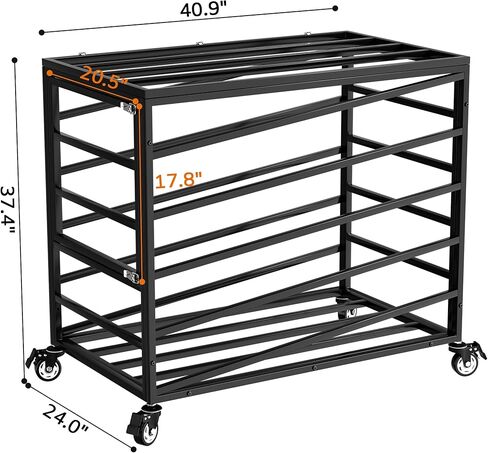 Ball Cart Storage with Lockable Wheels & Side Door, Basketball Storage Bin with Lid for Indoor Outdoor, Sports Equipment Exercise Ball Organizer, Ball Holder for Gym, School, Club in Kuwait