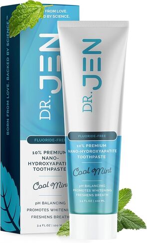 Dr. Jen's 10% Nano Hydroxyapatite Toothpaste - Fluoride Free, Xylitol Toothpaste in Saudi Arabia