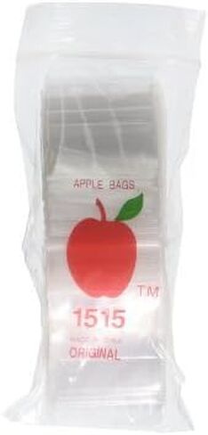 1515 (1.5" x 1.5") Clear Resealable Apple Brand Bags 1000 2mil Baggies in Kuwait