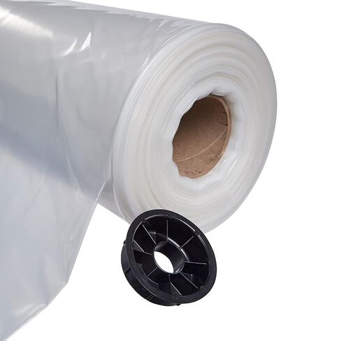 Hudson Exchange 24 بوصة × 350 بوصة، 6 مل، لفة أنابيب بولي، راتينج LDPE من الفئة الغذائية، تغليف بطول مخصص in Saudi Arabia