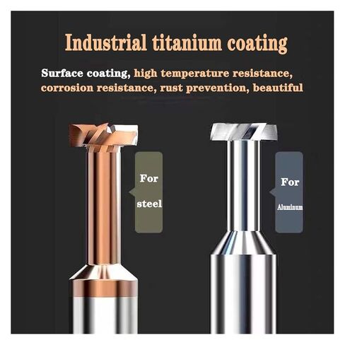 1PCS Tungsten Steel Carbide Aluminum T Slot Milling Cutter For Metal Router Bit T-Slot Outer Diameter 3mm-6mm Thickness 1.5-5mm(D 4mm,H 0.6mm) in Kuwait