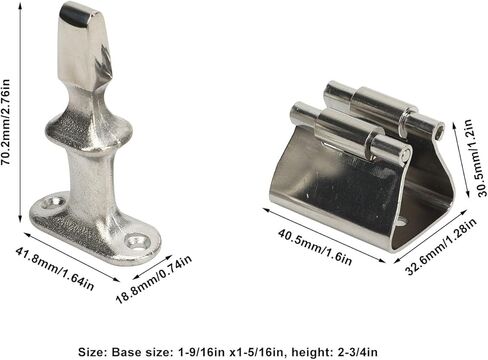 Door Stopper Catch Holder, Stainless Steel, Heavy Duty Marine Grade Hardware Exquisite Replacement for Boat Yacht RV in Saudi Arabia
