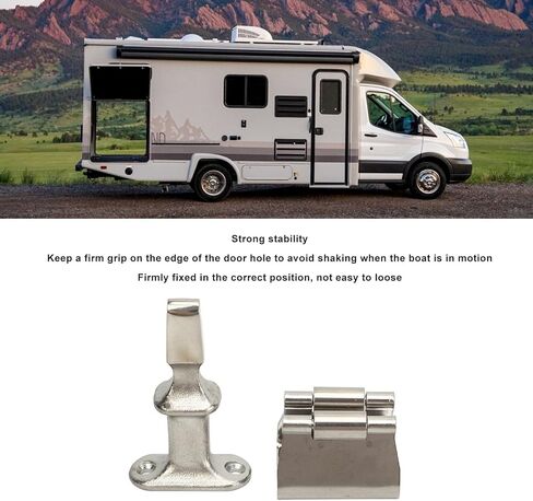 Door Stopper Catch Holder, Stainless Steel, Heavy Duty Marine Grade Hardware Exquisite Replacement for Boat Yacht RV in Saudi Arabia