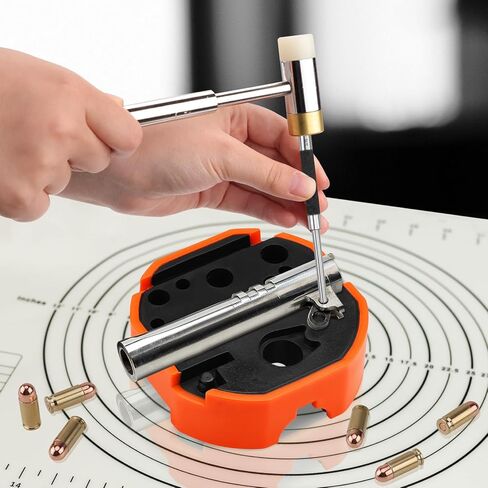 مجموعة خرامة دبوس دوارة مكونة من 5 قطع من HORUSDY، مجموعة أدوات ثقب دبوس من الفولاذ الكربوني 8 بوصة (1/8 بوصة إلى 3/8 بوصة) مع حقيبة تخزين لإصلاح الأسلحة والساعات والمجوهرات in Kuwait