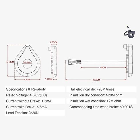 مستشعر الدراجة الكهربائية، 12 مغناطيسًا بدواسة مزدوجة للمساعدة المغناطيسية لأنظمة راكبي الدراجات في المناطق الحضرية in Kuwait