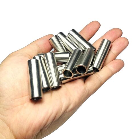 12pcs 3/8 ID x 1/2 OD x 1-1/2 Length Stainless Steel Spacer,Screw Standoff Bushing Plain Finish Round Metal Spacer for 3/8 Screws Bolts and Rods in Kuwait