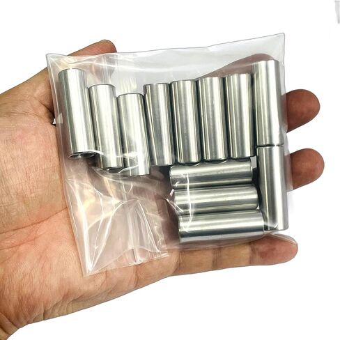 12pcs 3/8 ID x 1/2 OD x 1-1/2 Length Stainless Steel Spacer,Screw Standoff Bushing Plain Finish Round Metal Spacer for 3/8 Screws Bolts and Rods in Kuwait