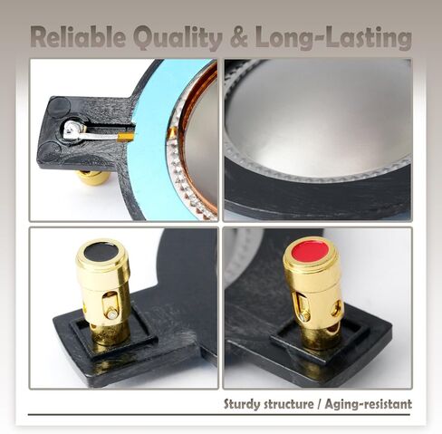TPT-RPDH2000 Replacement Diaphragm Compatible with Timpano for Tempesta TPT-DH2000 Horn Driver, Tweeter Diaphragm 4Pcs in Saudi Arabia