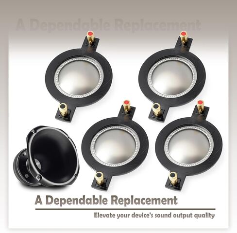 TPT-RPDH2000 Replacement Diaphragm Compatible with Timpano for Tempesta TPT-DH2000 Horn Driver, Tweeter Diaphragm 4Pcs in Saudi Arabia