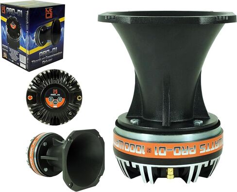 MR DJ PRO-D1 High Compression Titanium Driver Bullet Super Tweeter with Aluminum Horn in Kuwait