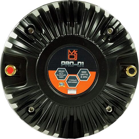 MR DJ PRO-D1 High Compression Titanium Driver Bullet Super Tweeter with Aluminum Horn in Kuwait