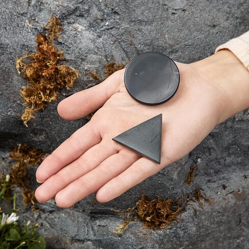 Karelian Heritage Authentic Shungite Harmonizers Pocket Set Chakra Healing Crystal Protection for Meditation | Negative Energy Blocker HP01 in Saudi Arabia
