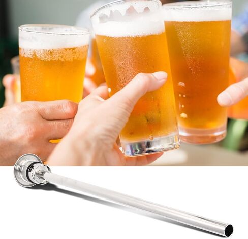 Beer Spear Extractor Tube, Mini Keg Dispenser, 304 Stainless Steel Beer Keg Spear with Small Thread, NSF Certified EPDM Sealing, Electro Polishing Process, for Draft in Kuwait