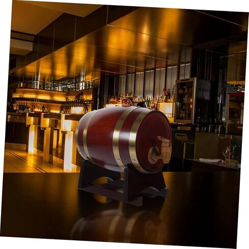 مجموعة واحدة من صنبور موزع النبيذ الخشبي من Cabilock وحامل خشبي لشيخوخة البيرة والنبيذ الأحمر وحاوية الويسكي العتيقة للحانات ومصانع النبيذ والاستخدام المنزلي in Kuwait