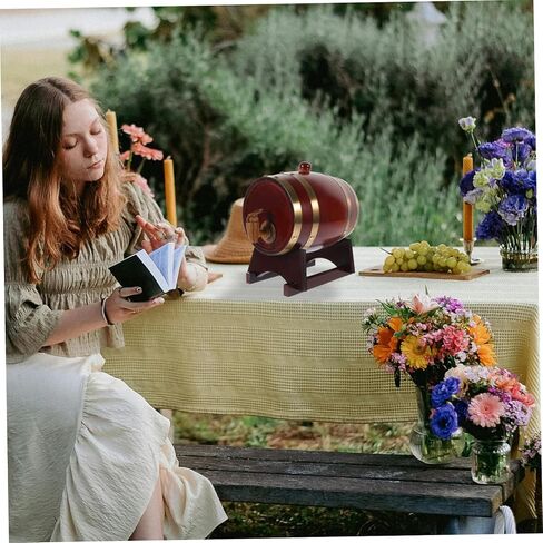 مجموعة واحدة من صنبور موزع النبيذ الخشبي من Cabilock وحامل خشبي لشيخوخة البيرة والنبيذ الأحمر وحاوية الويسكي العتيقة للحانات ومصانع النبيذ والاستخدام المنزلي in Kuwait