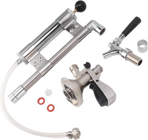 8in Stainless Steel Beer Hand Pump for Indoor Outdoor Picnic Party Camping in Saudi Arabia