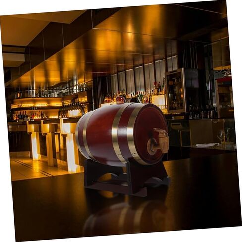 أسطوانة تخزين النبيذ الخشبية من Cabilock للرجال، ديكور بار برميل التخمير الحرفي in Kuwait