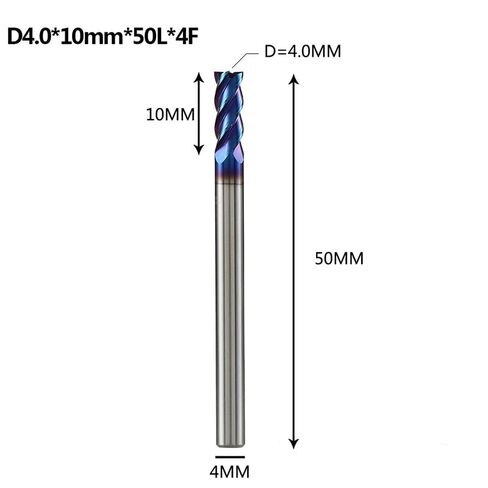 1 قطعة كربيد التنجستن 4 فلوت مستقيم عرقوب مطحنة نهاية مربعة أدوات الطحن باستخدام الحاسب الآلي D1-D20 مم مطحنة نهاية كربيد للألمنيوم النحاس الكربون الصلب يموت سبائك الصلب الصلب in Kuwait