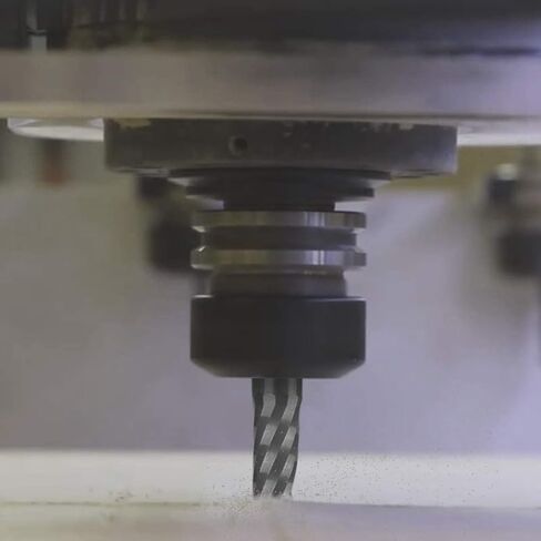 10 قطع O الناي الألومنيوم بت التوجيه 1/8 بوصة عرقوب دوامة حتى قطع راوتر بت واحدة الناي نهاية مطحنة مجموعة الصلبة كربيد التنغستن باستخدام الحاسب الآلي النقش قاطعة المطحنة in Kuwait