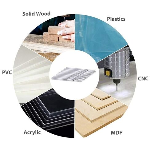 10 قطع O الناي الألومنيوم بت التوجيه 1/8 بوصة عرقوب دوامة حتى قطع راوتر بت واحدة الناي نهاية مطحنة مجموعة الصلبة كربيد التنغستن باستخدام الحاسب الآلي النقش قاطعة المطحنة in Kuwait