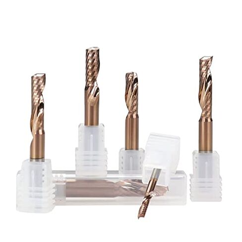 1 قطعة دوامة حتى قطع نهاية المطاحن 4 مللي متر 6 مللي متر 8 مللي متر عرقوب الألومنيوم قطع نهاية مطحنة واحدة الناي CNC راوتر بت كربيد قاطعة المطحنة in Kuwait