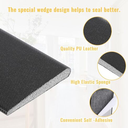 20 Pcs Door Corner Seals, Door Weather Stripping Doors Seal Strip Wedge Draft Plugs, Stripping Draft Stopper for Weather Protection Isolation of Noise in Saudi Arabia