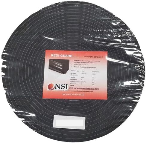REDI-Guard SCE41 شريط من النيوبرين مع ADH 1-1/2 بوصة عرض × 1/4 بوصة سمك × 37.5 قدم in Saudi Arabia