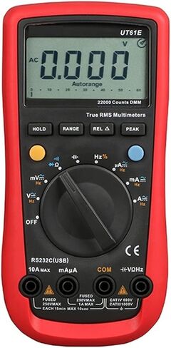 Current Signal Generator High Reliability Digital Multimeter Meter Connect Voltage Relative Mode 22000 Counts Data Hold, Red in Kuwait
