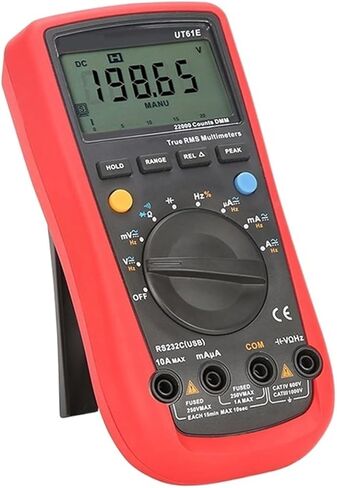 Current Signal Generator High Reliability Digital Multimeter Meter Connect Voltage Relative Mode 22000 Counts Data Hold, Red in Kuwait