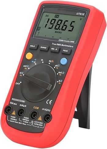 Current Signal Generator High Reliability Digital Multimeter Meter Connect Voltage Relative Mode 22000 Counts Data Hold, Red in Kuwait