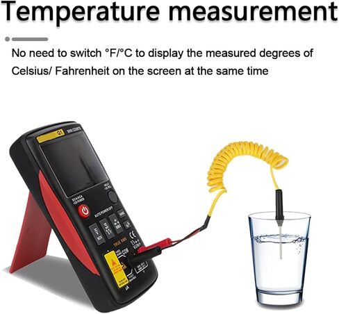 Current Signal Generator Digital Multimeter Transistor 9999 Analog Tester True RMS Auto Wire Test Meter Capacitor in Kuwait