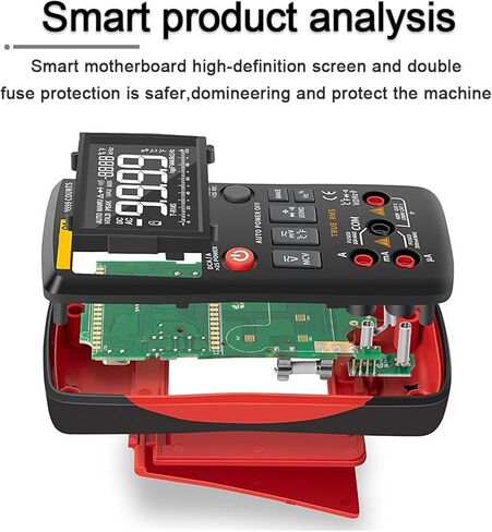 Current Signal Generator Digital Multimeter Transistor 9999 Analog Tester True RMS Auto Wire Test Meter Capacitor in Kuwait