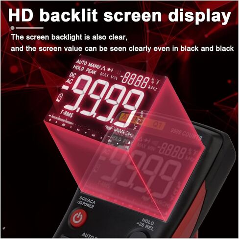 Current Signal Generator Digital Multimeter Transistor 9999 Analog Tester True RMS Auto Wire Test Meter Capacitor in Kuwait