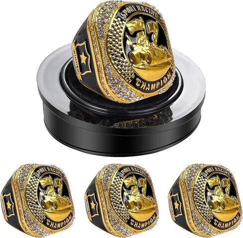 3 قطع من حلقات كأس بطولة السباق مع سلسلة عنق للعرض، جائزة الفائز بالسباق الرياضي هدية لحفلات أعياد الميلاد in Kuwait