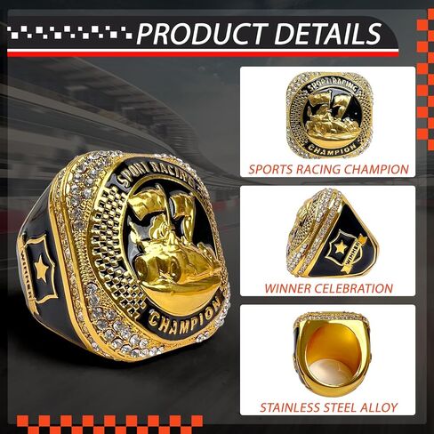 3 قطع من حلقات كأس بطولة السباق مع سلسلة عنق للعرض، جائزة الفائز بالسباق الرياضي هدية لحفلات أعياد الميلاد in Kuwait