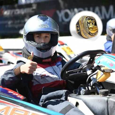 3 قطع من حلقات كأس بطولة السباق مع سلسلة عنق للعرض، جائزة الفائز بالسباق الرياضي هدية لحفلات أعياد الميلاد in Kuwait