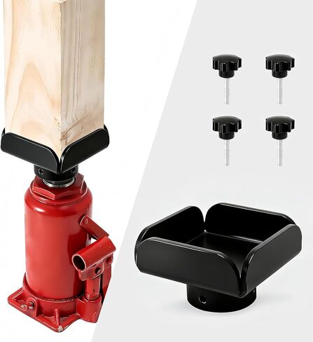 محول بريد الزجاجة لعوارض خشبية 4×4، محول دعامة فولاذية عالمية مع دبوس مركزي، يناسب معظم الزجاجات، دعم رفع آمن للنجار والبناء in Kuwait