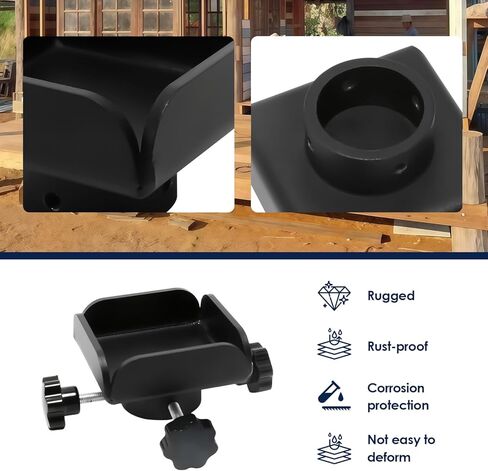 Bottle Mail Adapter for 4x4 Wood Beams,Universal Steel Bracket Adapter with Centering Pin, Fits Most Bottles,Safety Lift Support for Carpenter, Construction in Kuwait
