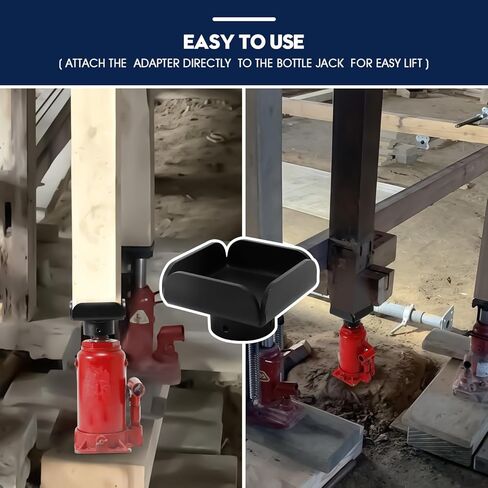 Bottle Mail Adapter for 4x4 Wood Beams,Universal Steel Bracket Adapter with Centering Pin, Fits Most Bottles,Safety Lift Support for Carpenter, Construction in Kuwait