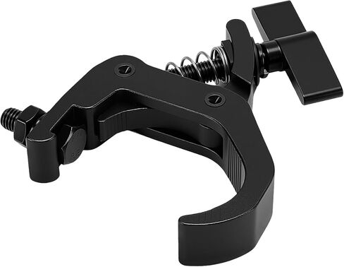 6 PCS Truss Clamp Stage Light Clamps, Professional 1.57-2.36 Inch Black Aluminum Alloy Truss Clamp for Moving Head Stage lighting Fixtures, Fit for 40-60mm OD Tube/Pipe,132lb Load Capacity in Saudi Arabia