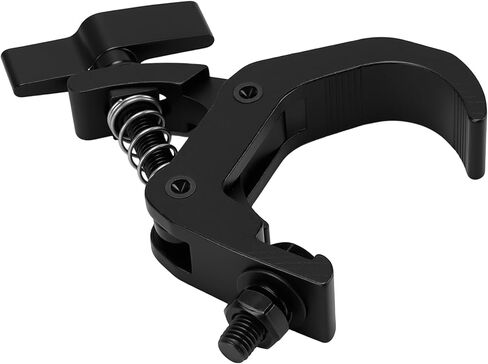 6 PCS Truss Clamp Stage Light Clamps, Professional 1.57-2.36 Inch Black Aluminum Alloy Truss Clamp for Moving Head Stage lighting Fixtures, Fit for 40-60mm OD Tube/Pipe,132lb Load Capacity in Saudi Arabia