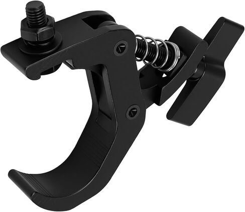 6 PCS Truss Clamp Stage Light Clamps, Professional 1.57-2.36 Inch Black Aluminum Alloy Truss Clamp for Moving Head Stage lighting Fixtures, Fit for 40-60mm OD Tube/Pipe,132lb Load Capacity in Saudi Arabia